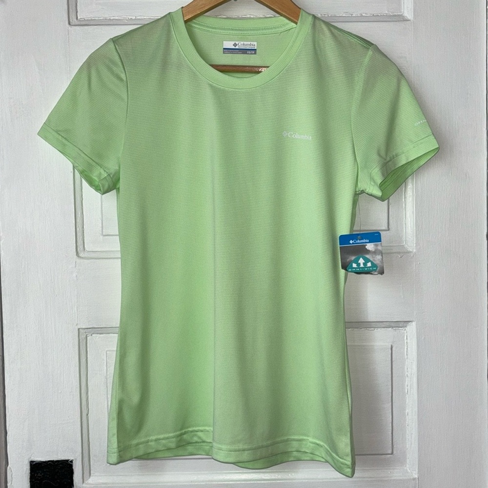 COLUMBIA OMNI-WICK HIKE SHORT SLEEVED CREWNECK